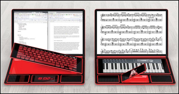 Tablet as piano