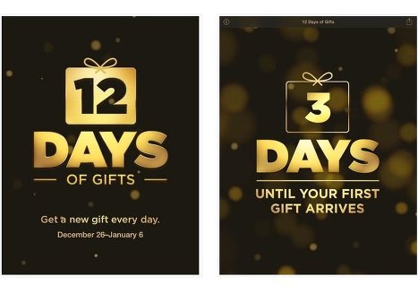 12 days of gifts