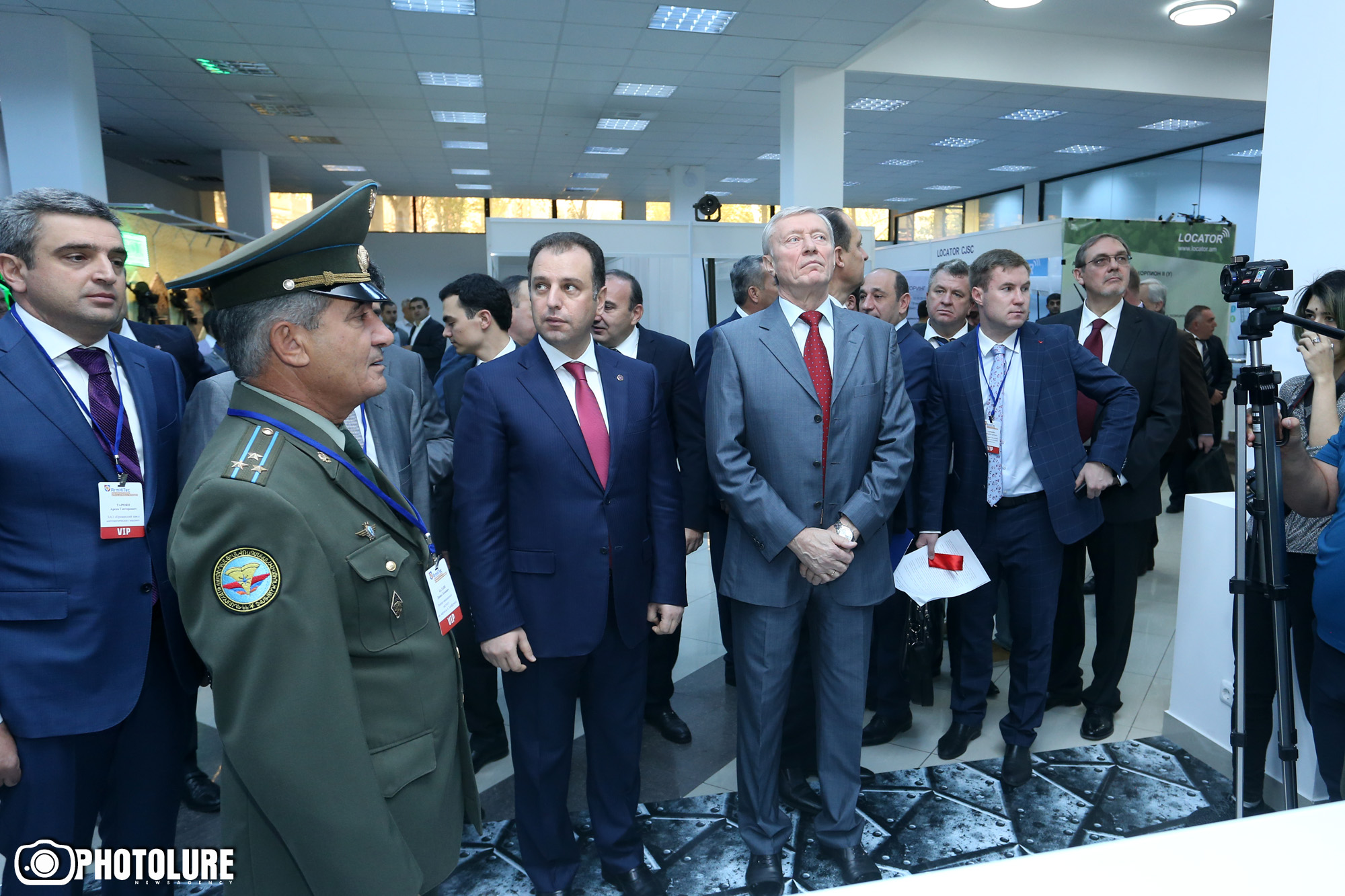 Opening ceremony of 'ArmHiTec-2016' the first international exhibition of armaments and defense technologies took place at Yerevan Expo