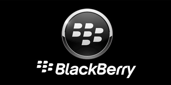 logo blackberry black